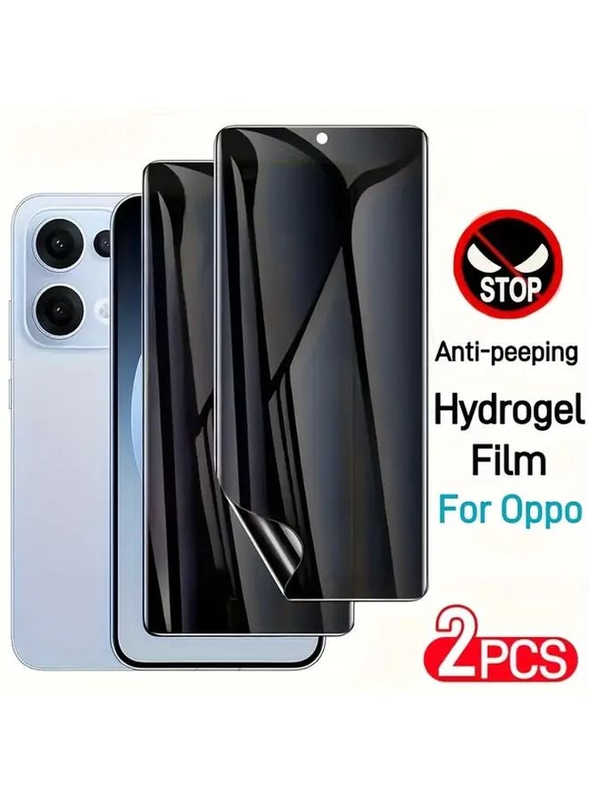 2Pcs Anti Peeping Privacy Hydrogel Screen Protector For Oppo A3 Pro A3x A5 Pro A78 - Image 1